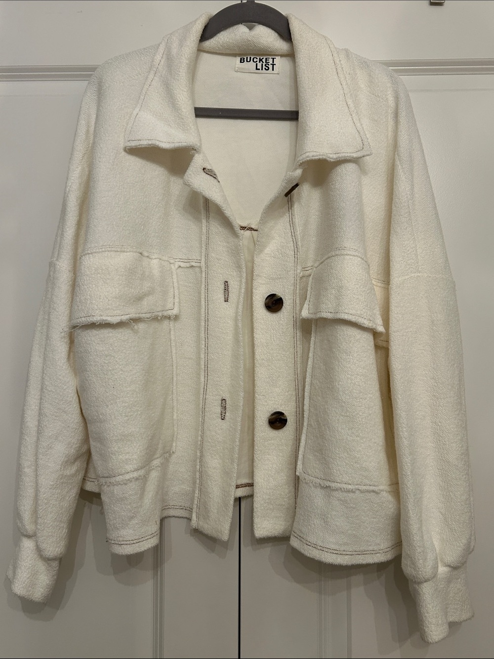 BUCKETLIST Cream Jacket